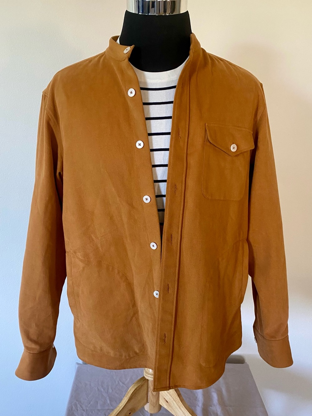 AVANT SURF Moleskin Overshirt / Chore Jacket — Men’s Large Handmade Couture